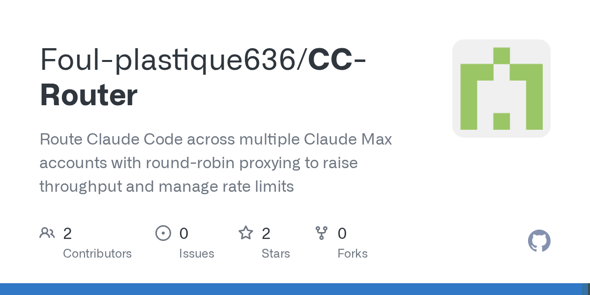 CC Router — Development skill for Claude Code