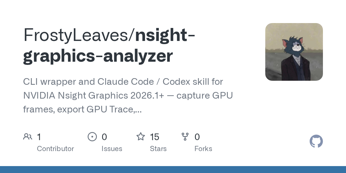Nsight Graphics Analyzer — Development skill for Claude Code