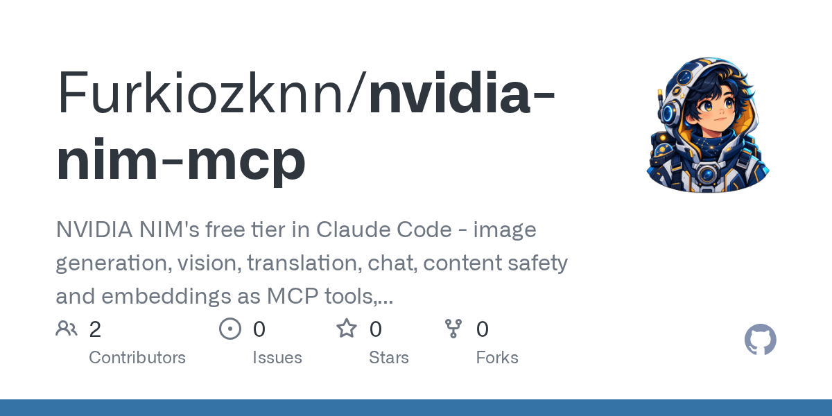 Nvidia Nim MCP — Communication skill for Claude Code