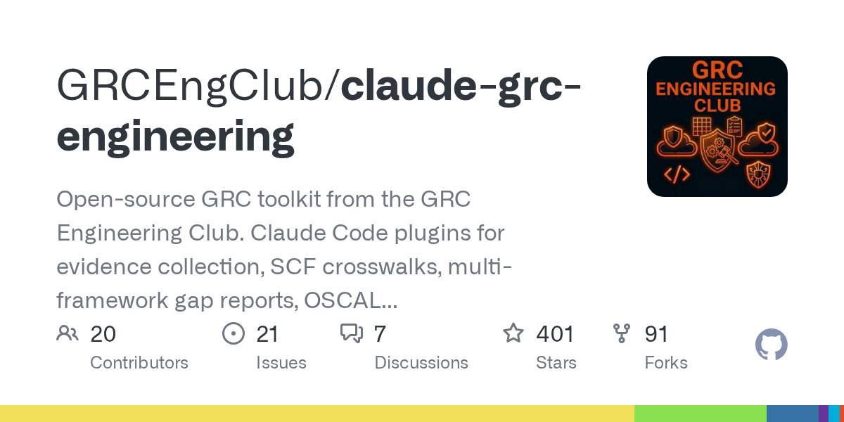 Claude Grc Engineering — Development skill for Claude Code