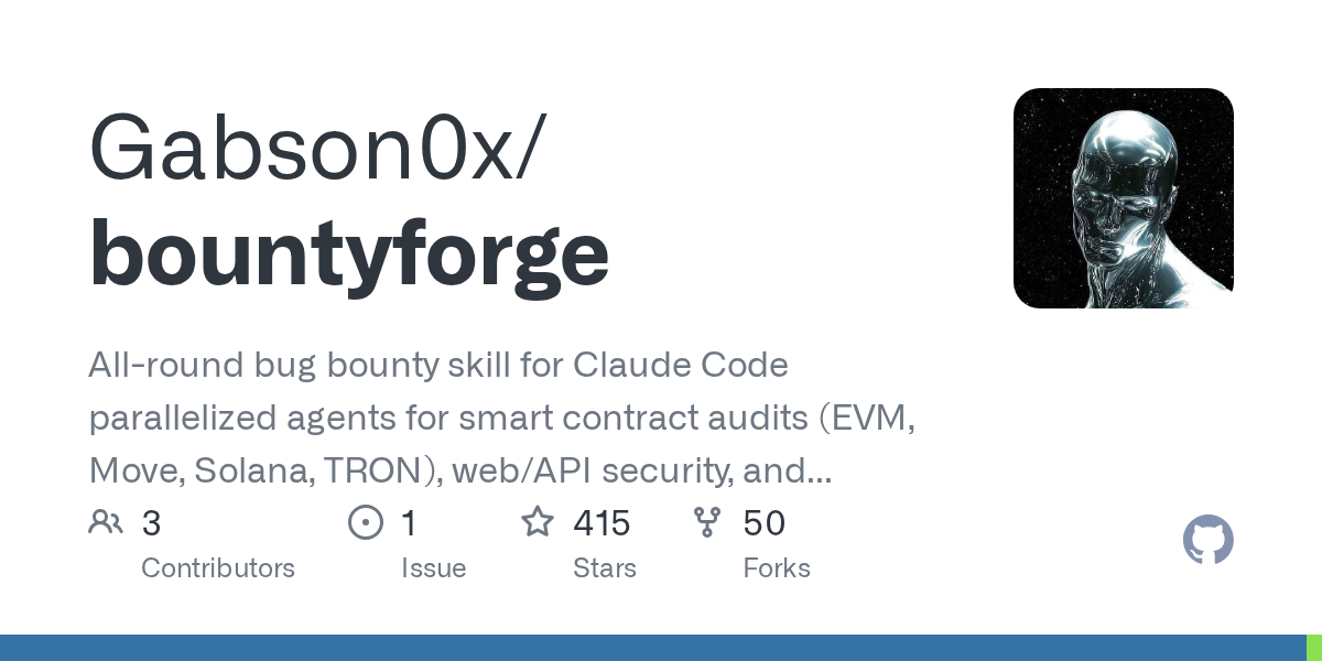 Bountyforge — Security skill for Claude Code