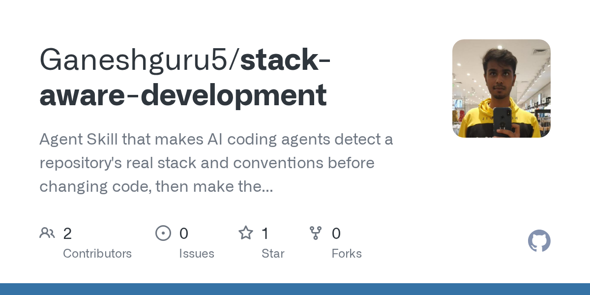 Stack Aware Development — AI skill for Claude Code
