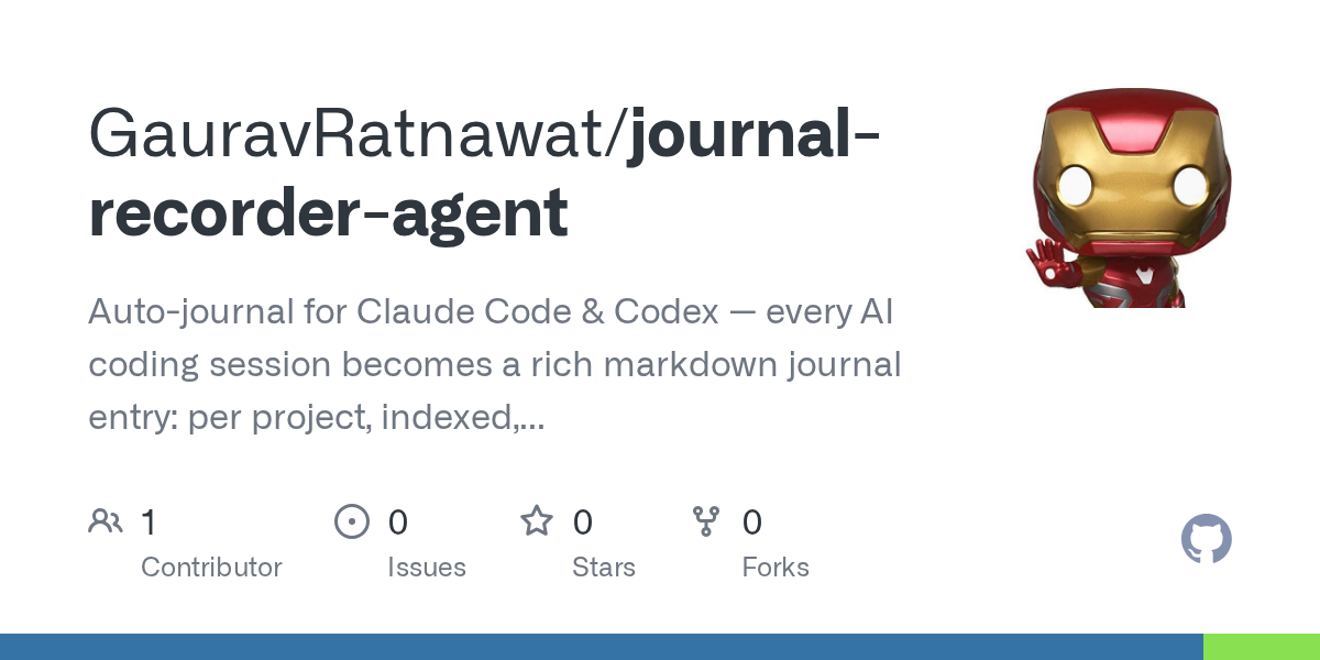 Journal Recorder Agent — AI skill for Claude Code