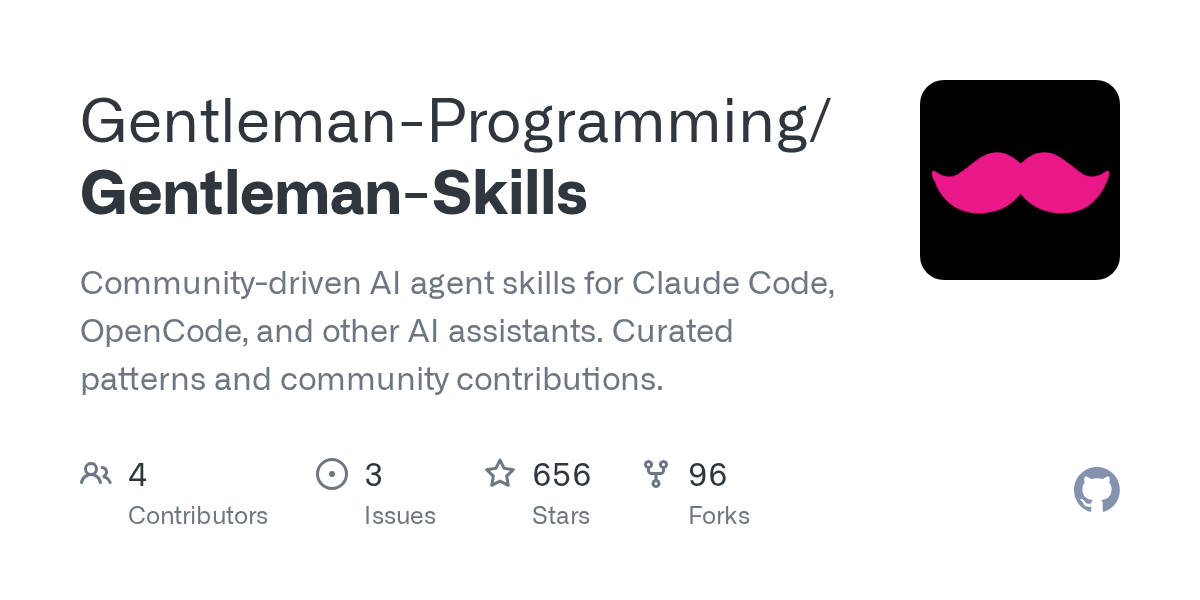 Gentleman Skills — AI skill for Claude Code