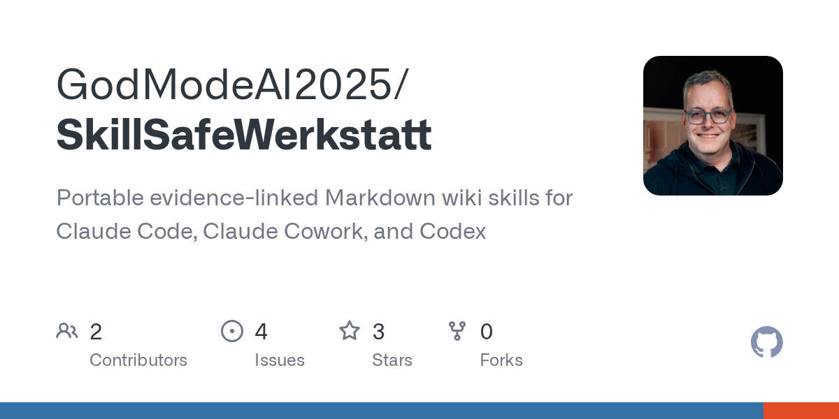 SkillSafeWerkstatt — Documentation skill for Claude Code