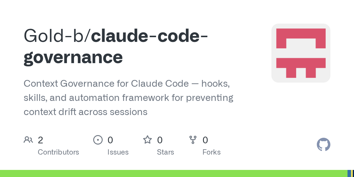 Claude Code Governance — Development skill for Claude Code