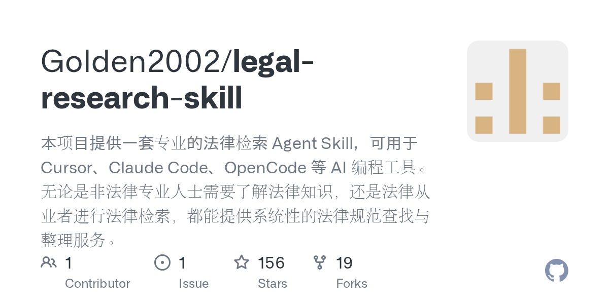 Legal Research Skill — AI skill for Claude Code