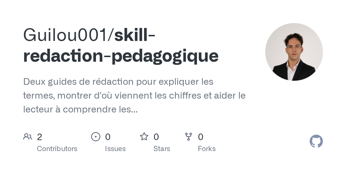 Skill Redaction Pedagogique — Documentation skill for Claude Code