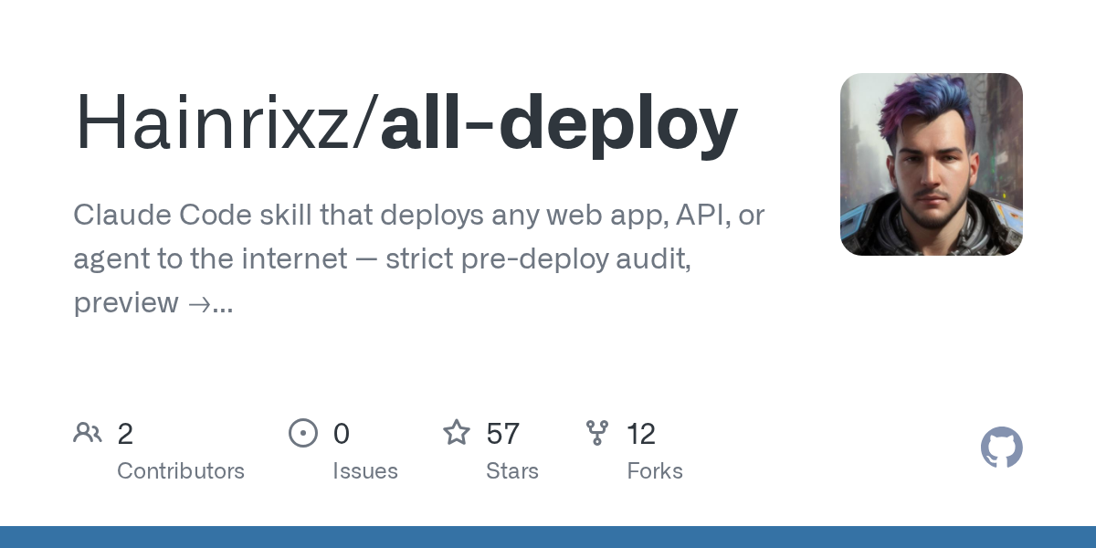 All Deploy — Security skill for Claude Code