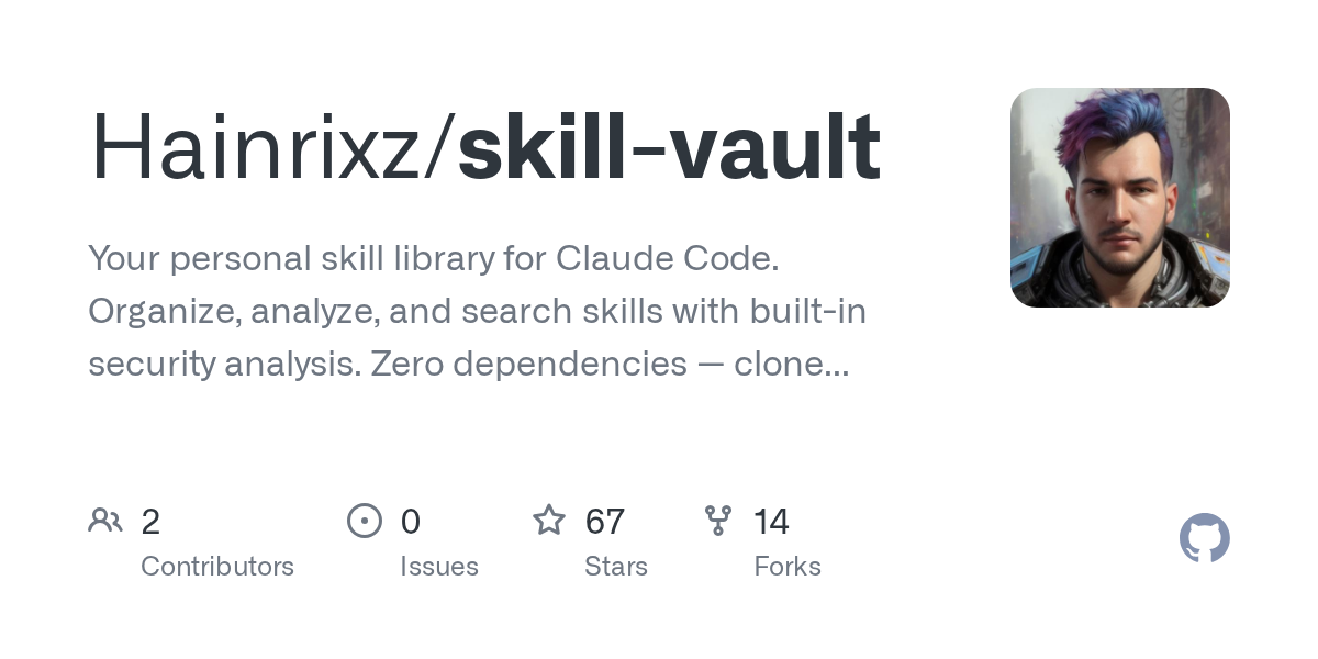 Skill Vault — Security skill for Claude Code