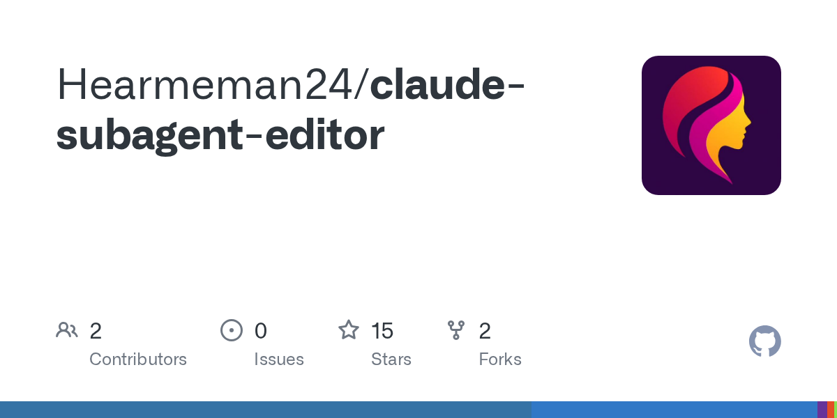 Claude Subagent Editor — AI skill for Claude Code