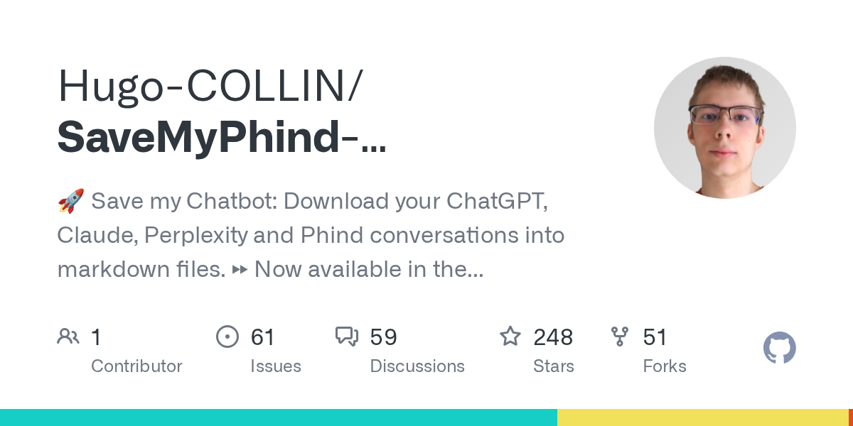 SaveMyPhind Conversation Exporter — Documentation skill for Claude Code
