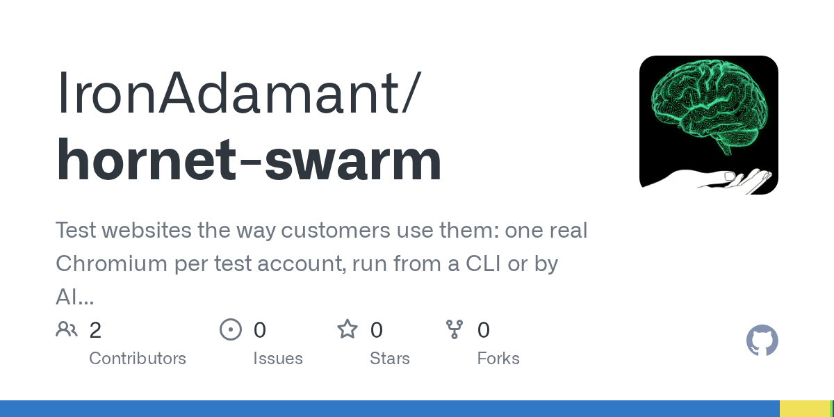 Hornet Swarm Tester — Testing & QA agent for Claude Code