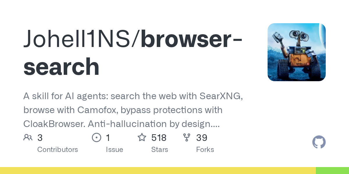 Browser Search — AI skill for Claude Code