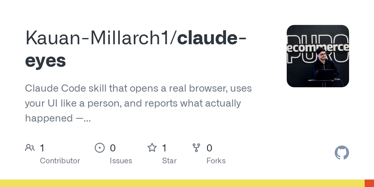 Claude Eyes — Design skill for Claude Code