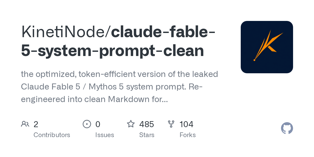 Claude Fable 5 System Prompt Clean — AI skill for Claude Code
