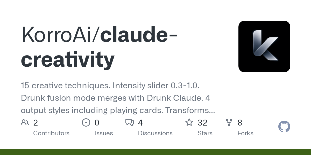 Claude Creativity — Development skill for Claude Code
