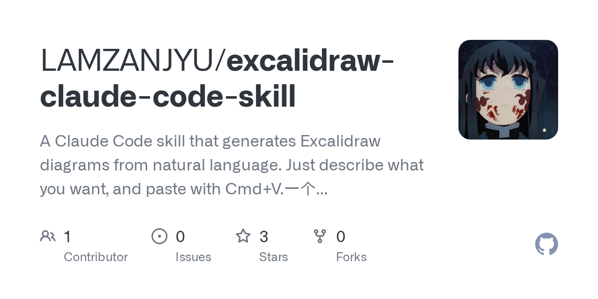 Excalidraw Claude Code Skill — Development skill for Claude Code