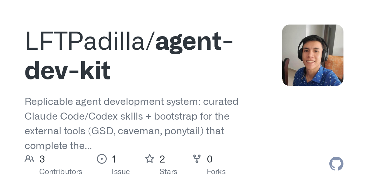 Agent Dev Kit — Development skill for Claude Code