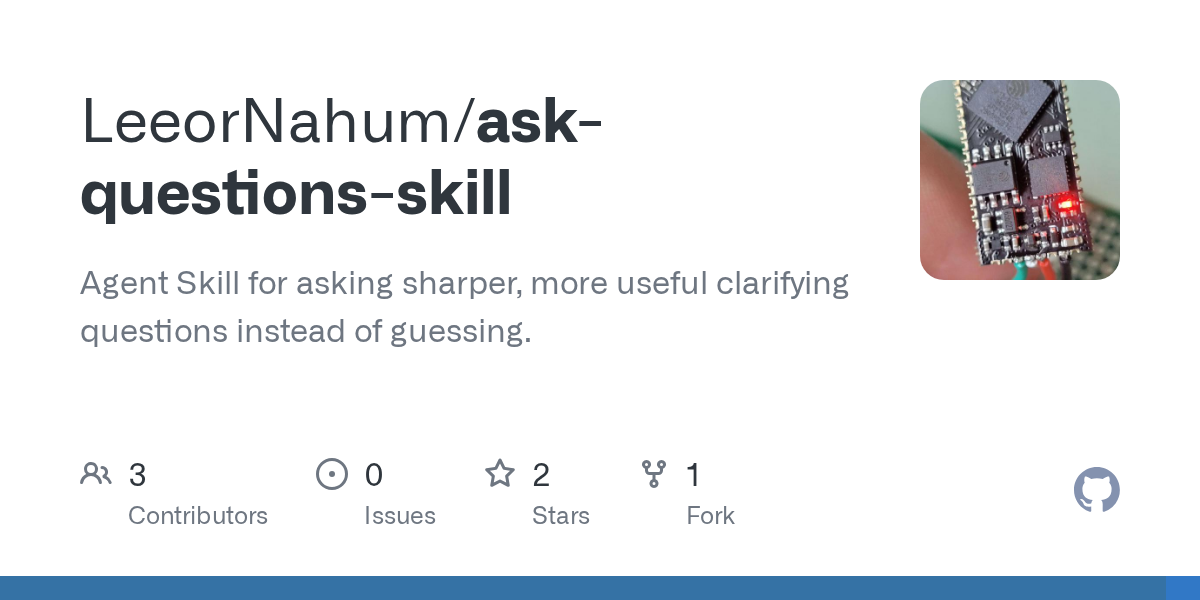 Ask Questions Skill — Development skill for Claude Code