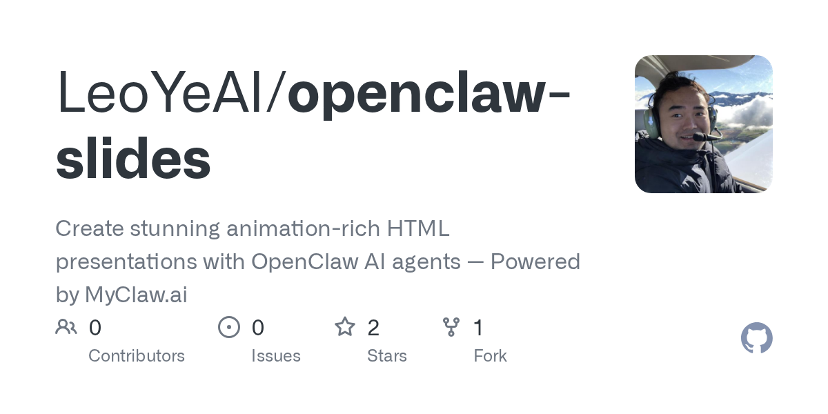 Openclaw Slides — AI skill for Claude Code
