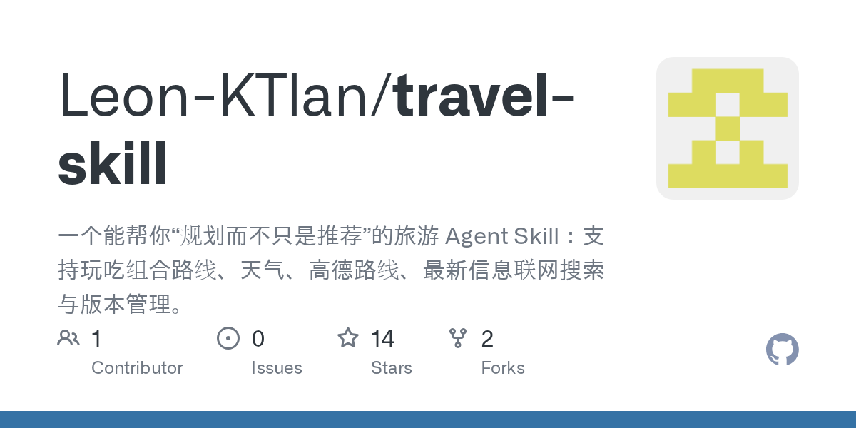 Travel Skill — Development skill for Claude Code