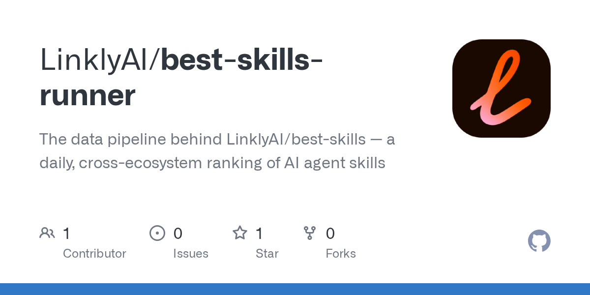 Best Skills Runner — Data skill for Claude Code
