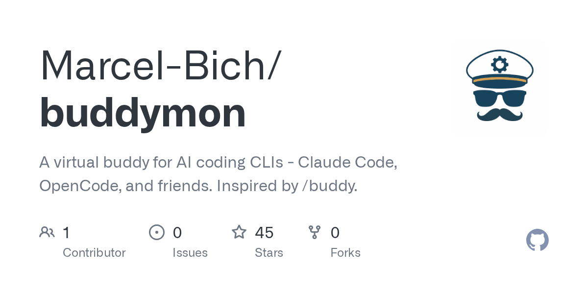 Buddymon — AI skill for Claude Code