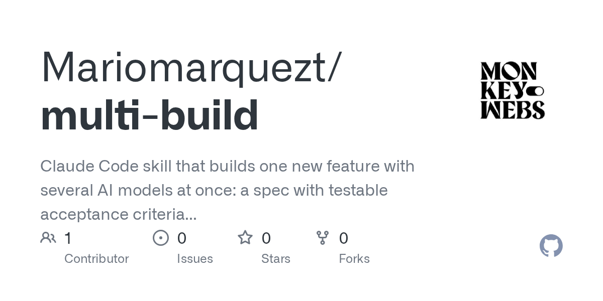 Multi Build — Testing skill for Claude Code