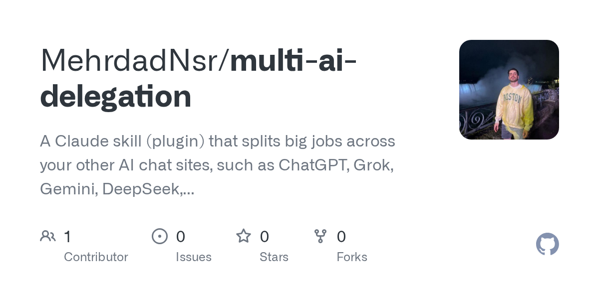 Multi AI Delegation — AI skill for Claude Code