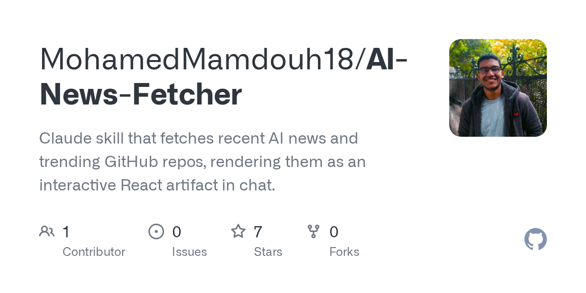 AI News Fetcher — AI skill for Claude Code