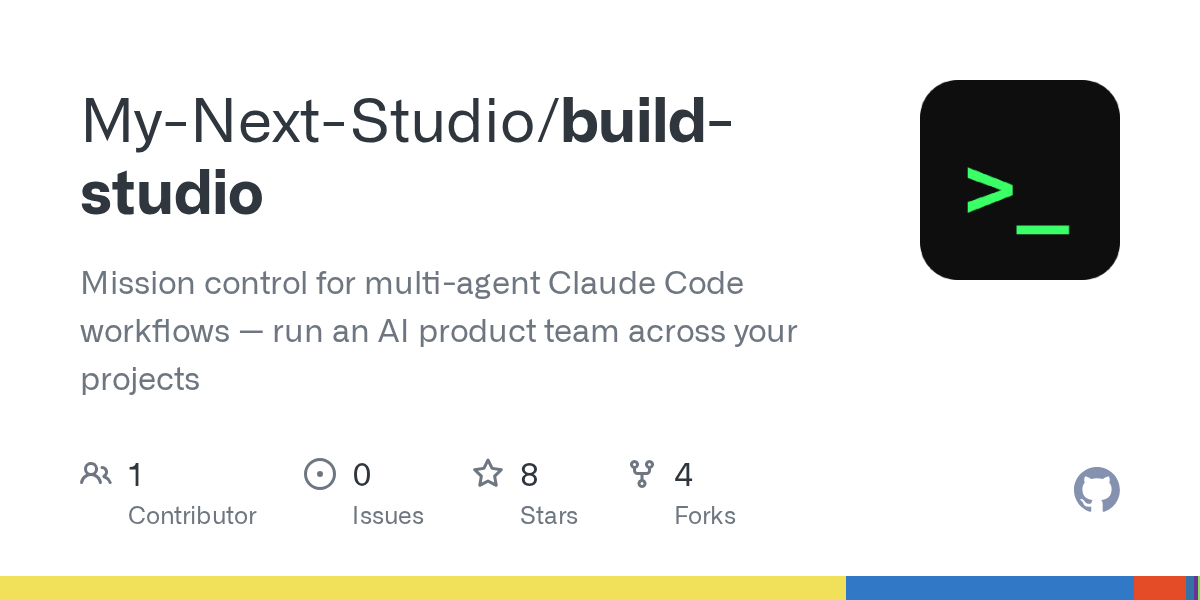 Build Studio — AI skill for Claude Code