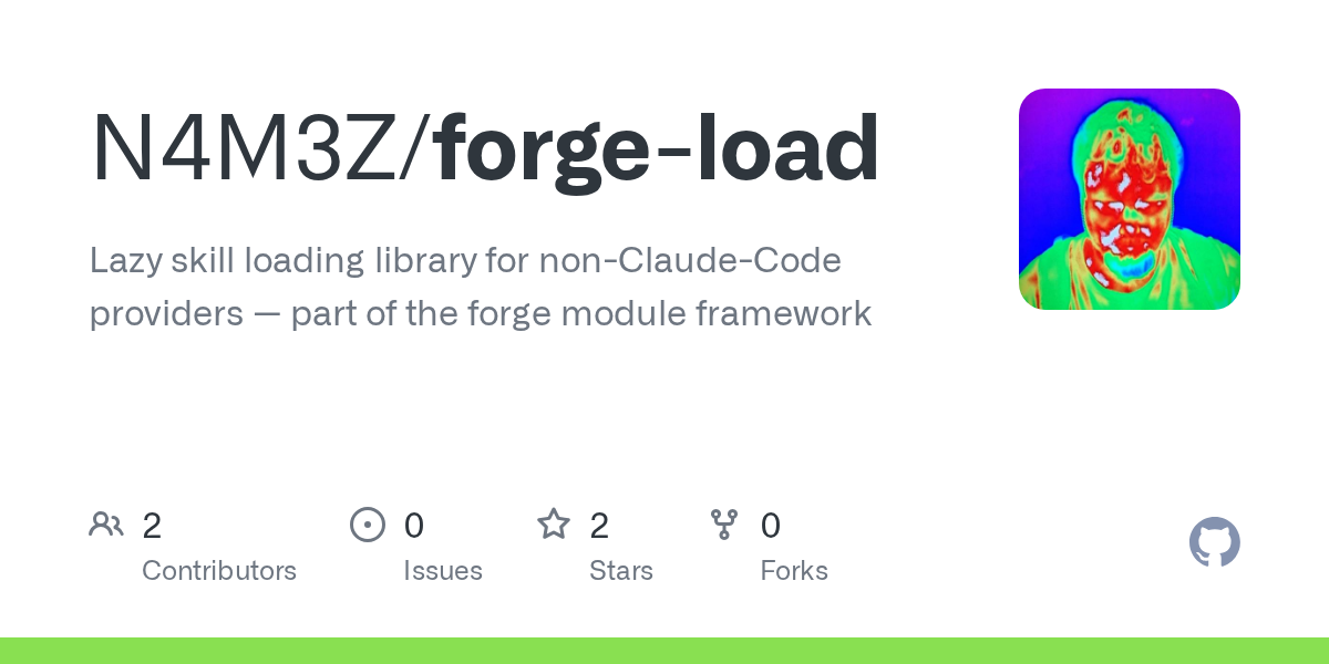 Forge Load — Development skill for Claude Code
