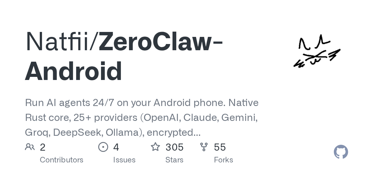 ZeroClaw Android — Data & AI agent for Claude Code