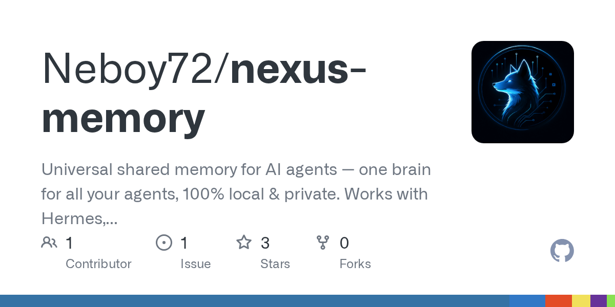 Nexus Memory — AI skill for Claude Code