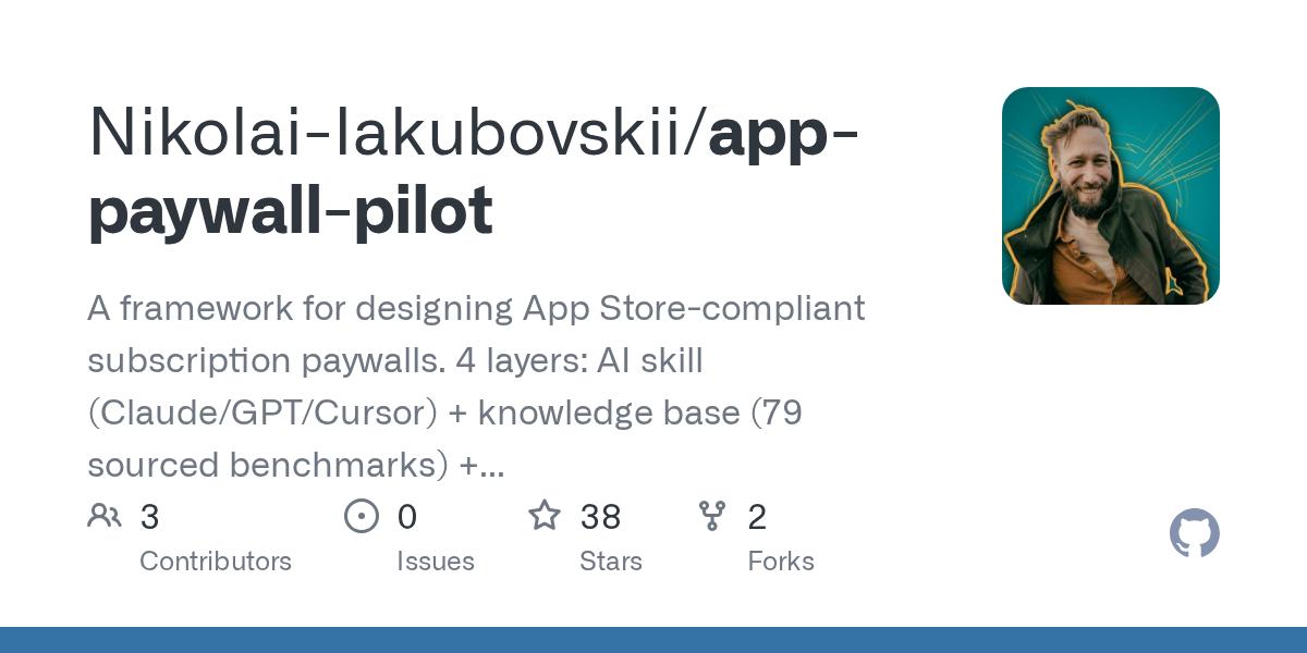 App Paywall Pilot — AI skill for Claude Code