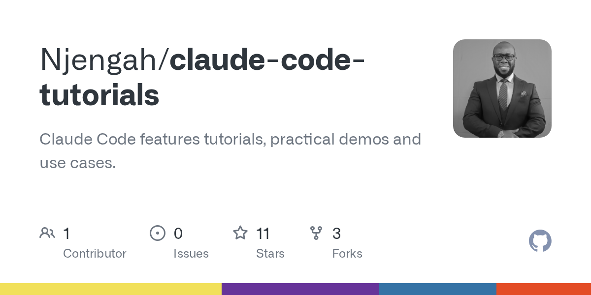 Claude Code Tutorials — Development skill for Claude Code