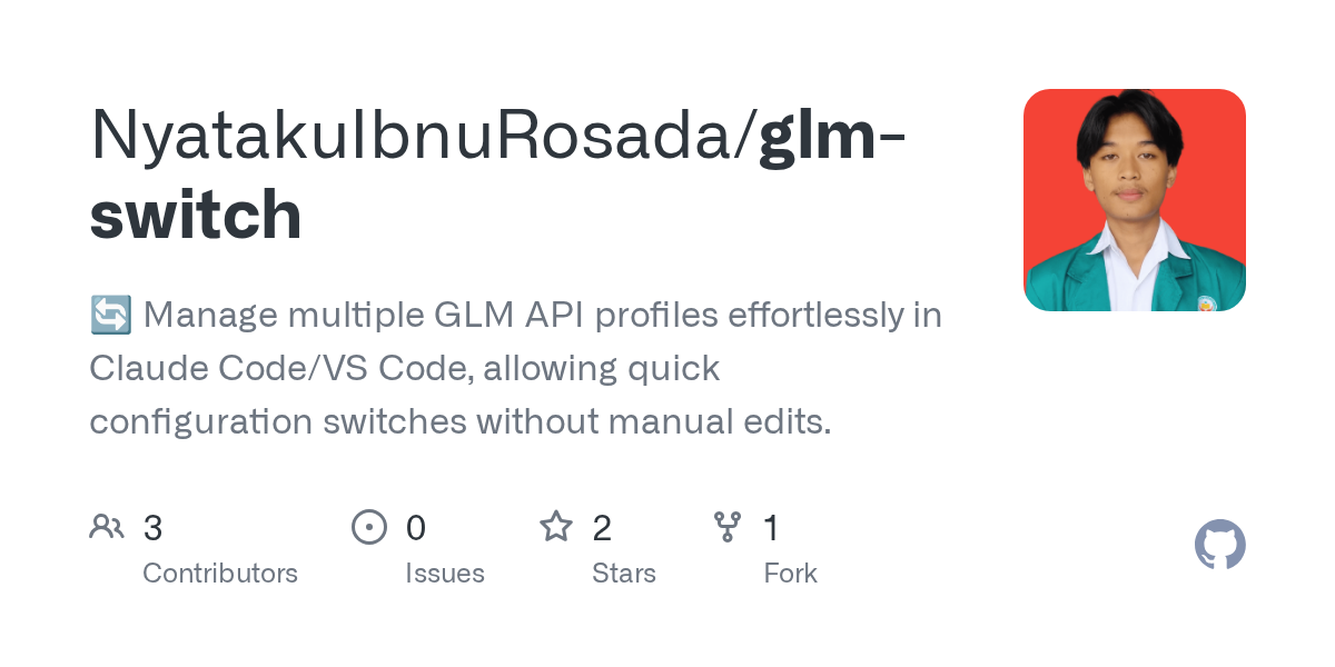 Glm Switch — Development skill for Claude Code