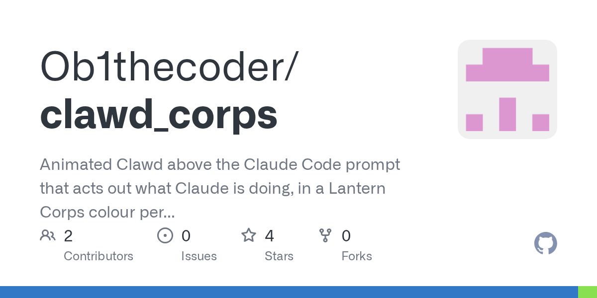 Clawd Corps — Development skill for Claude Code