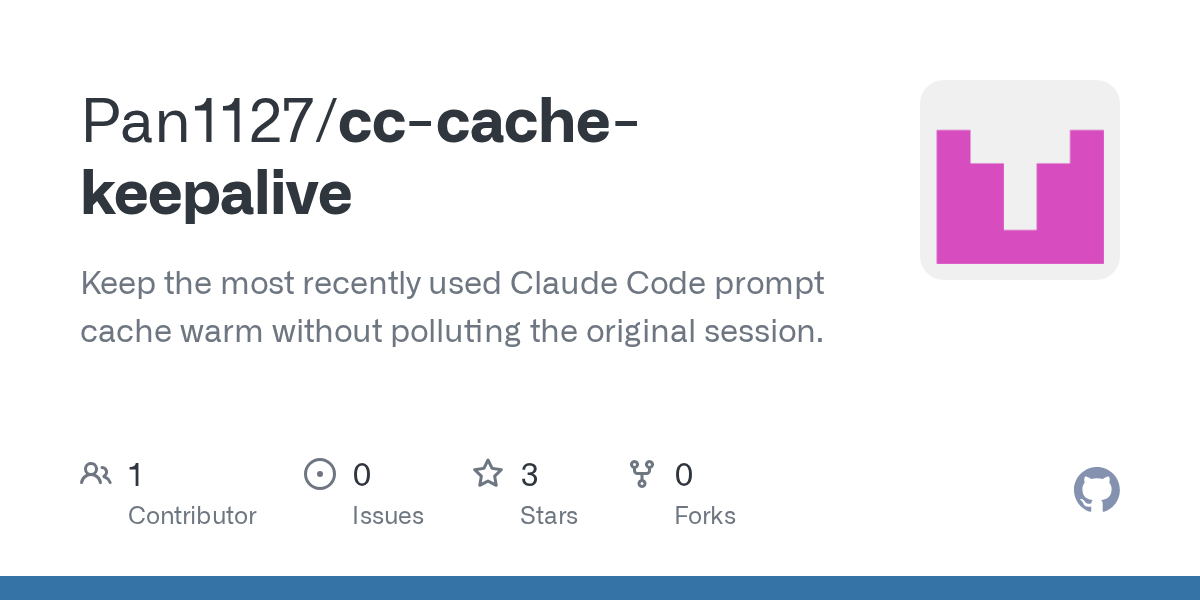 Cc Cache Keepalive — Development skill for Claude Code