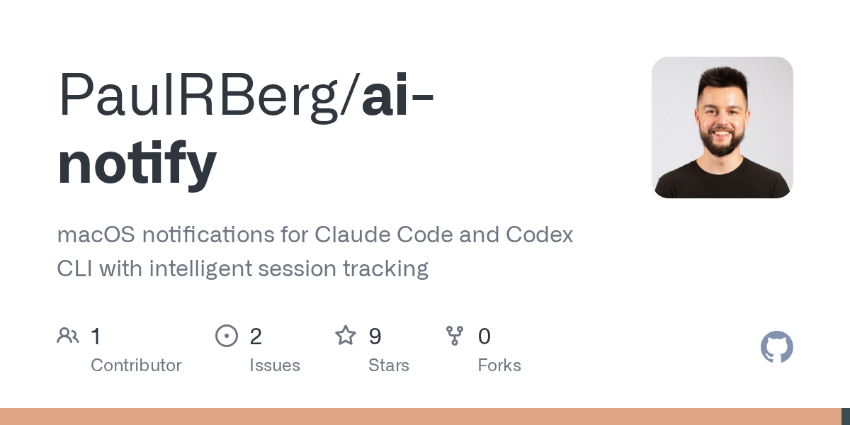 AI Notify — AI skill for Claude Code