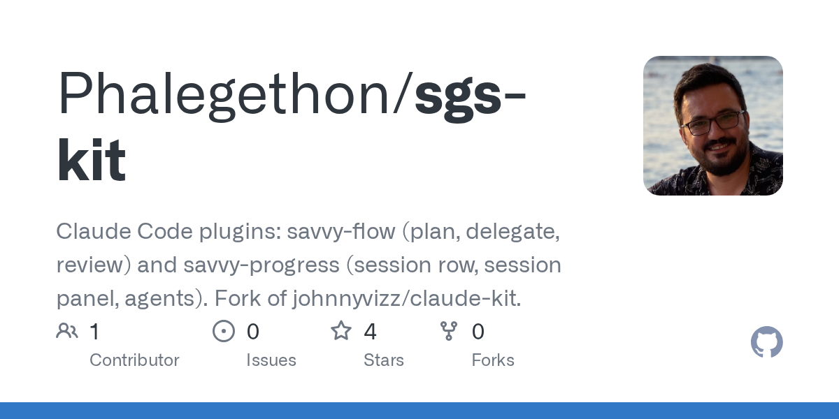 Sgs Kit — Development skill for Claude Code