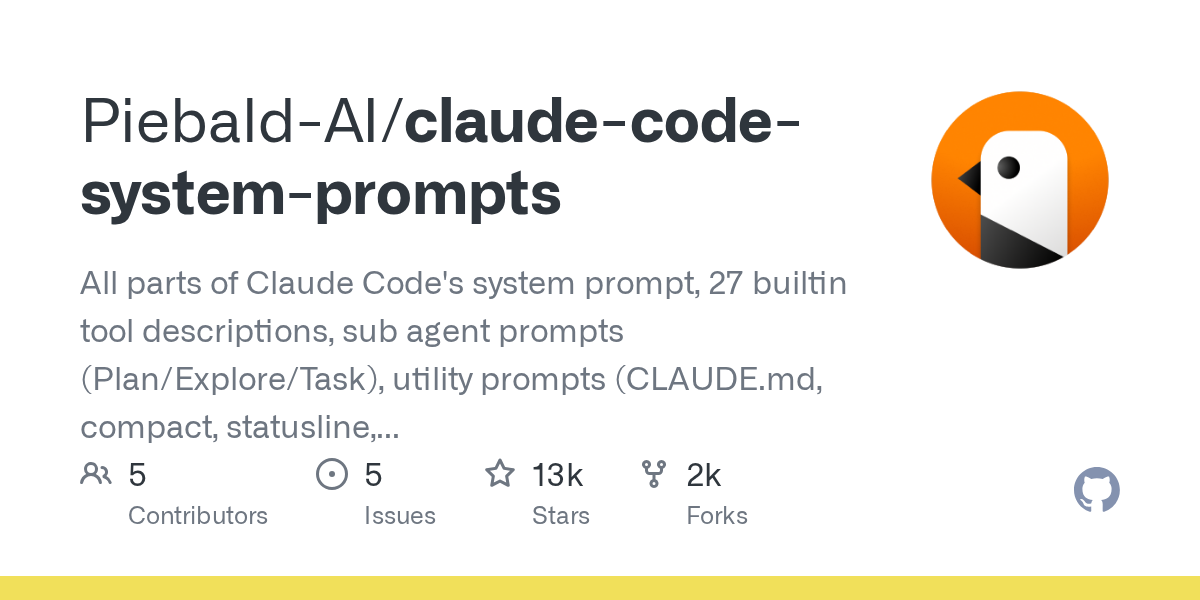 Claude Code System Prompts — Security agent for Claude Code
