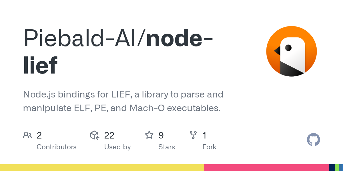 Node Lief — Development skill for Claude Code