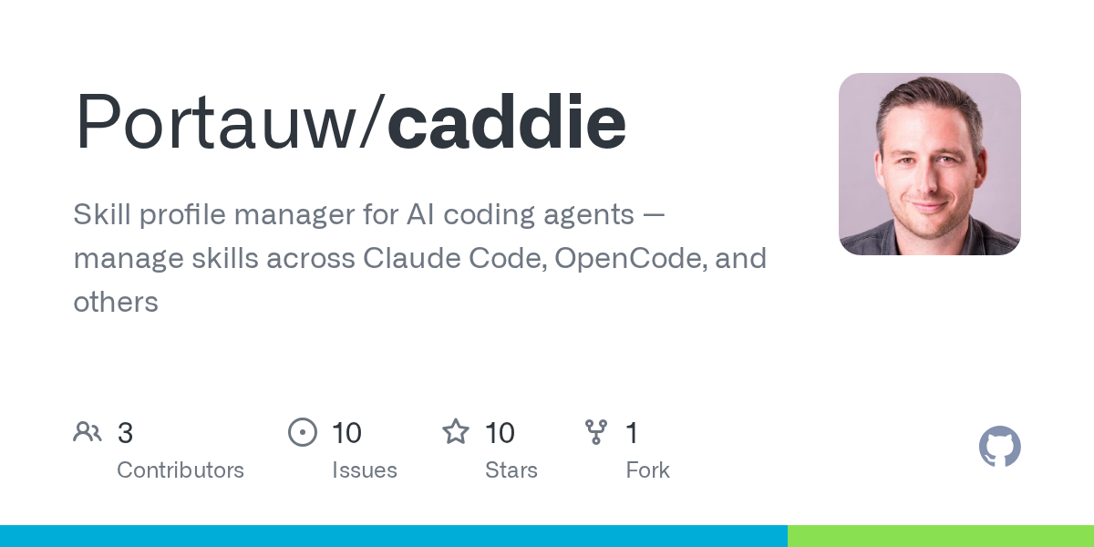Caddie — AI skill for Claude Code