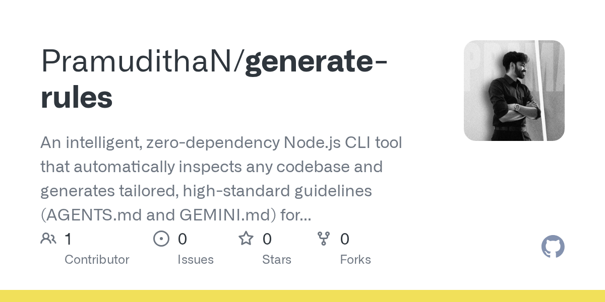 Generate Rules — AI skill for Claude Code