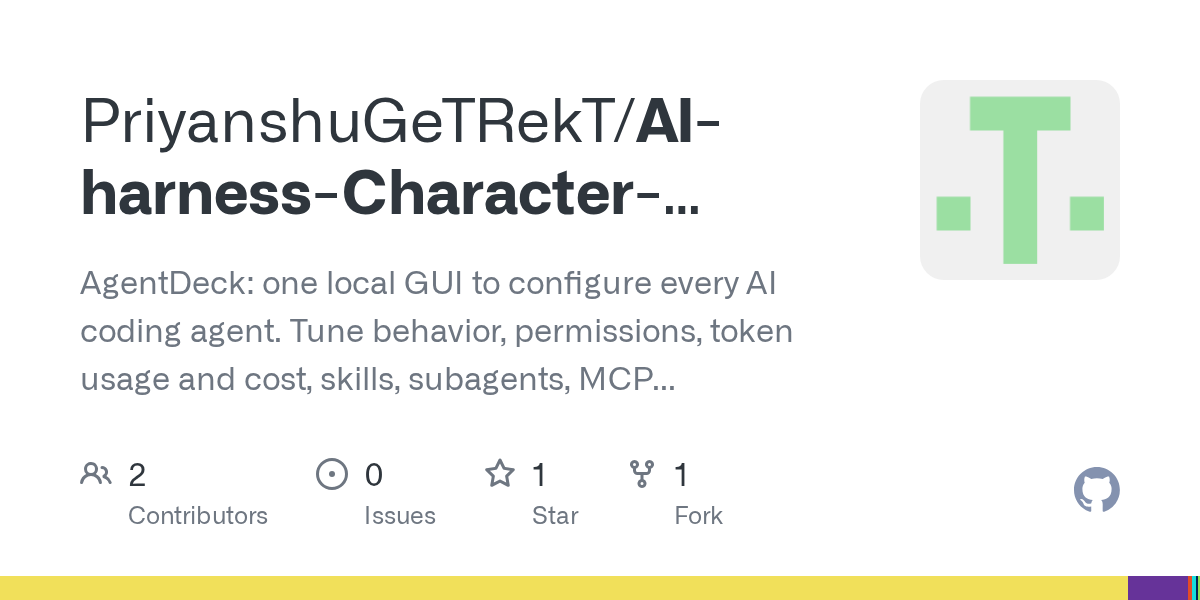 AI Harness Character Creator — AI skill for Claude Code