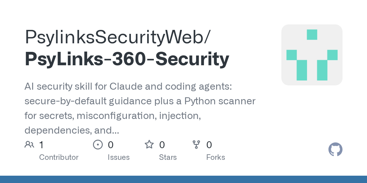 PsyLinks 360 Security — Security skill for Claude Code