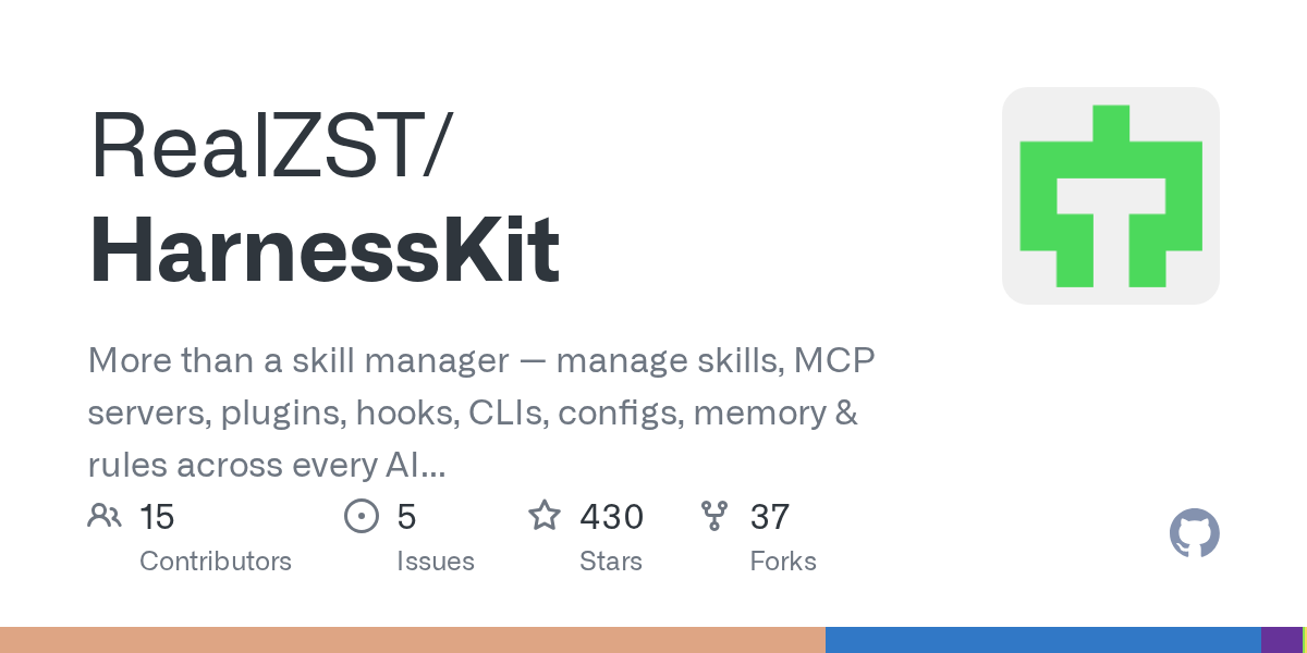 HarnessKit — AI skill for Claude Code