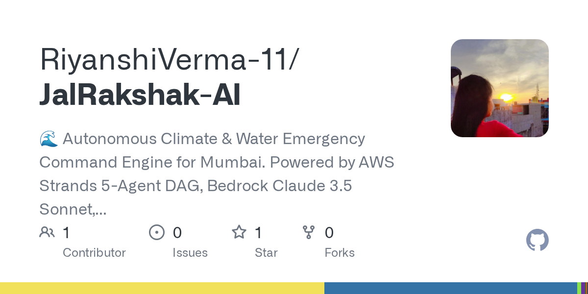 JalRakshak AI — DevOps skill for Claude Code